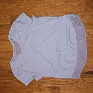 Baby blue athleta girl tee